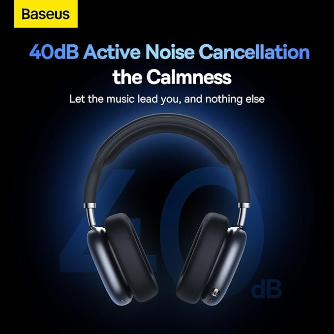 Baseus Écouteurs Sans fil Bluetooth Avec Réduction Active Du Bruit - Bowie H2 - Noir